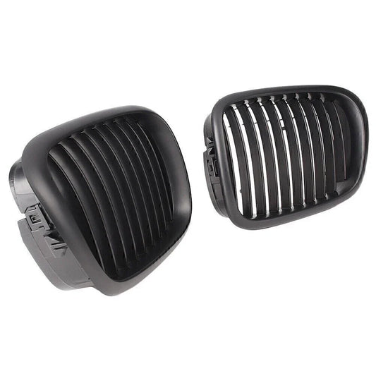 Bumper Grill Mesh Grille for BMW E39 525 528 530 535 M5 (2000-2003) Black
