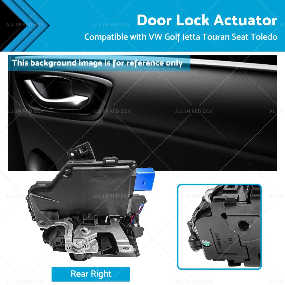 Rear Right Door Lock Actuator for VW Golf MK5 (2003-2009)