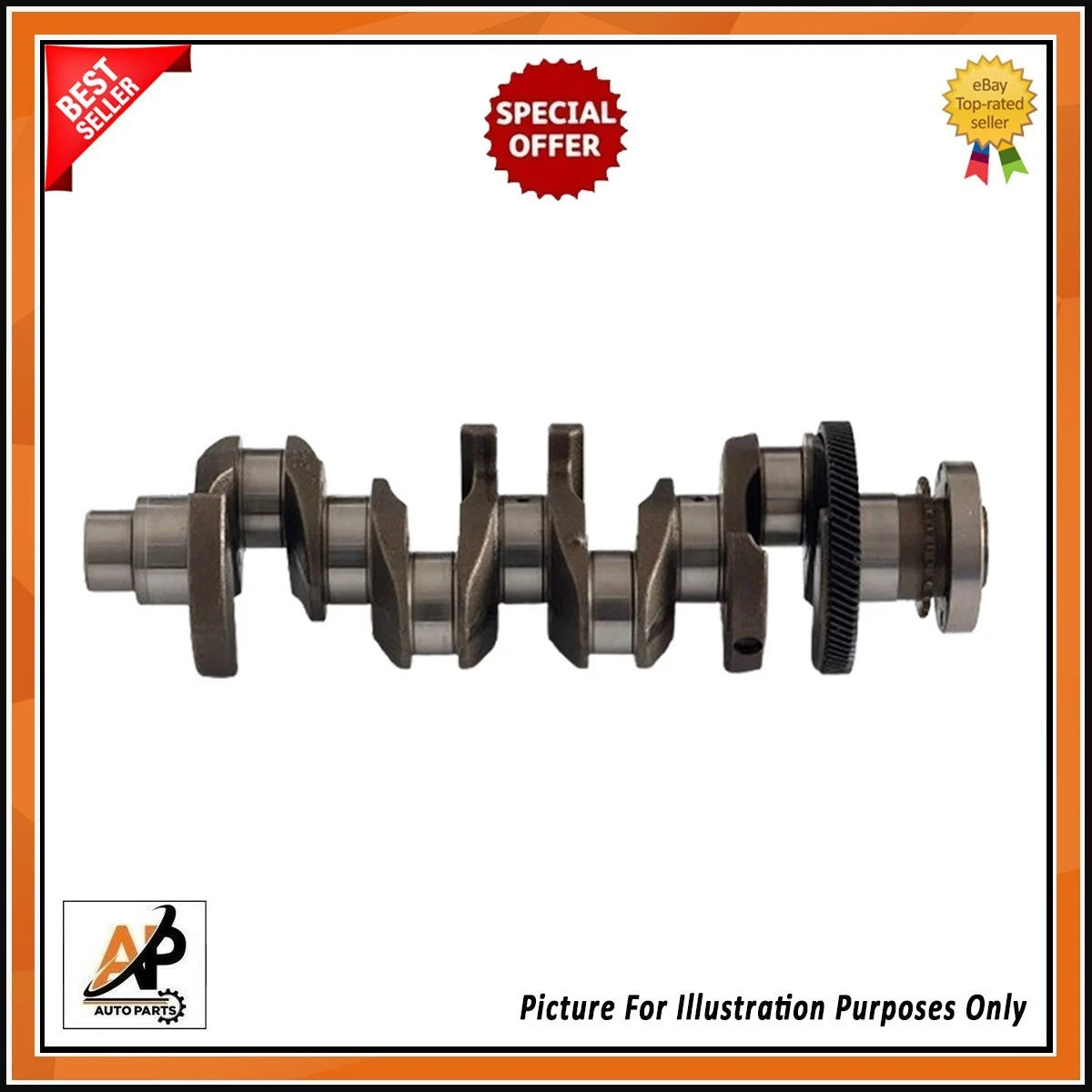 Crankshaft Rebuild Kit with Gear Replacement for Land Rover 2.0 Discovery (2005–2015)