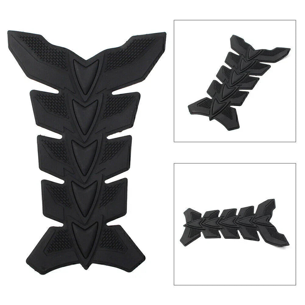 3D Fish Bone Decal Sticker Protector for Universal Motorcycle Gas Fuel Oil Tank