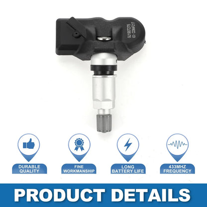 Tire Pressure Sensor 433MHz for Porsche Macan (2015-2024) 1 x Pc