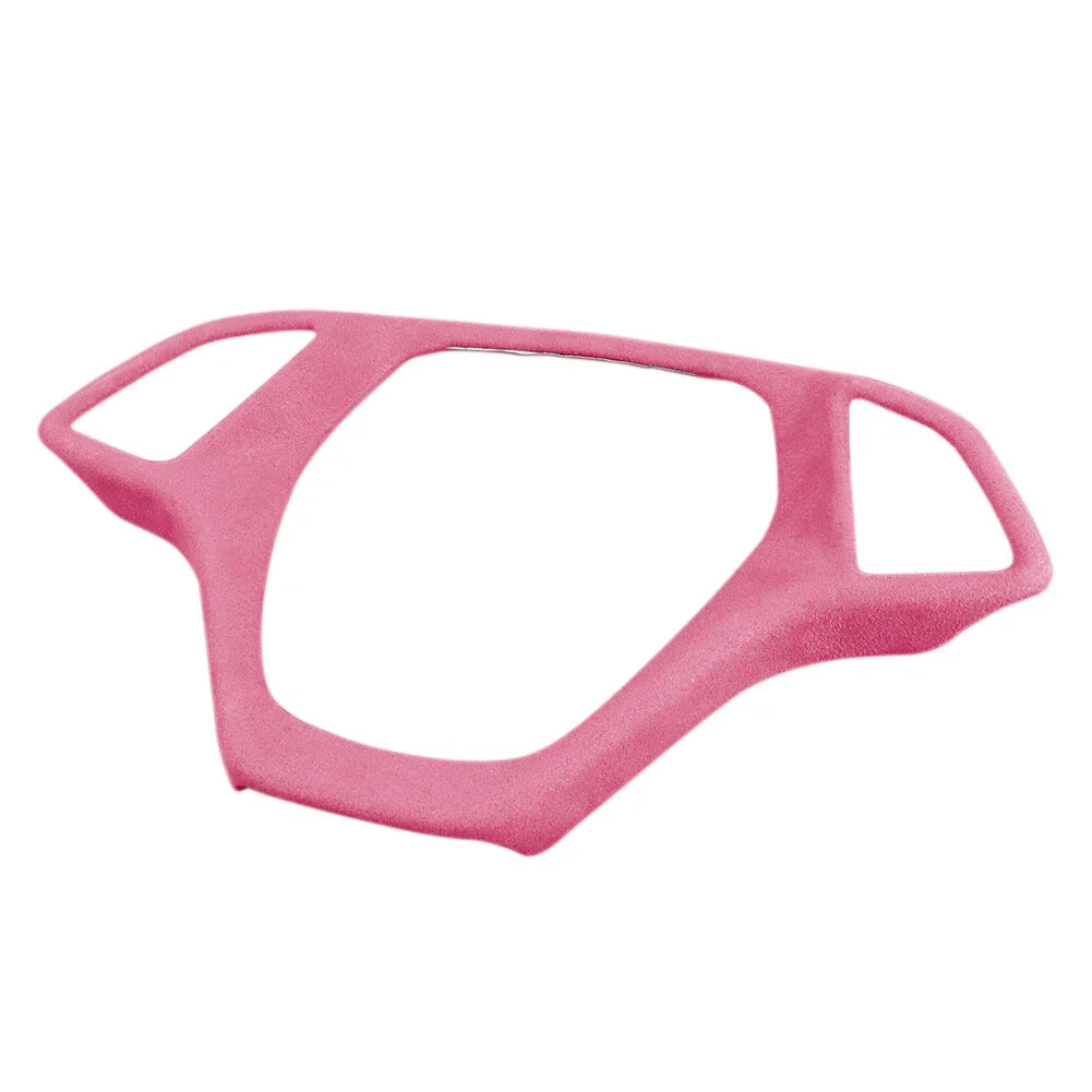 Suede Steering Wheel Cover for Chevrolet Corvette C7 (2014-2019) Pink