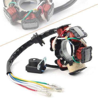 6 Coil Stator Magneto for Sunl 50 110 125 150cc Scooter Moped