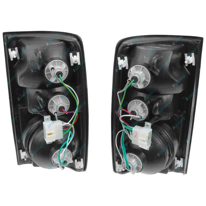 LH+RH Chrome Altezza Tailights Pair for Toyota Hilux 1988-1997 Left Right L+R