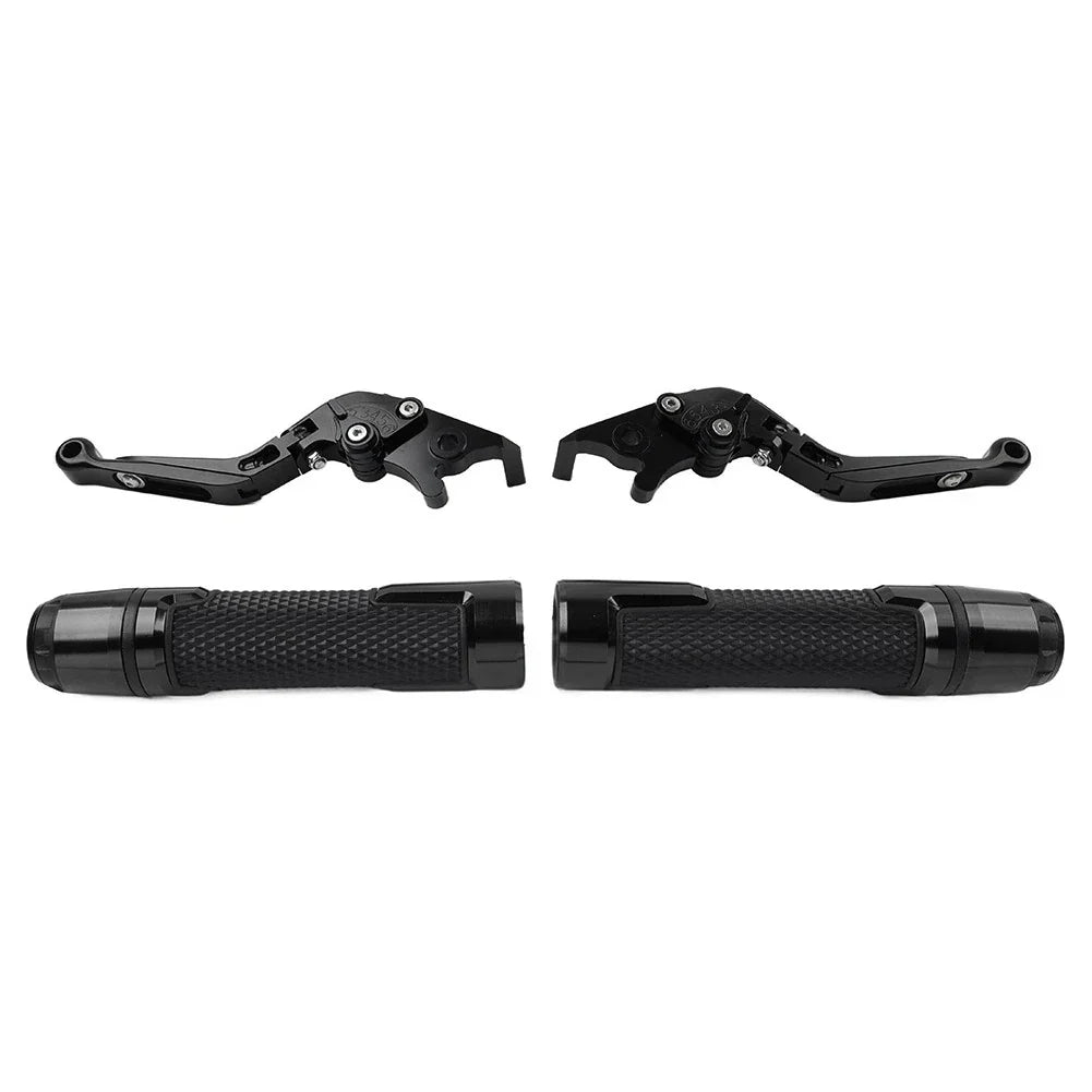 Folding Extendable Brake Clutch Levers & Handlebar Grips for BMW R1200GS (2004-2012)