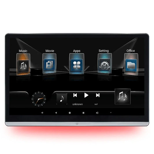 14" 1080P Rotatable Headrest TV Monitor for Car - 4GB + 64GB Tablet