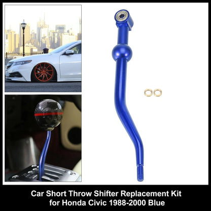 Short Throw Shifter Kit for Honda Civic CRX 1988-2000 - Blue