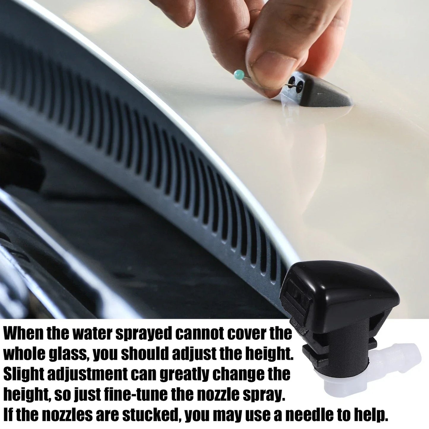 Windshield Washer Nozzle Set for Dodge Durango (2011-2023)