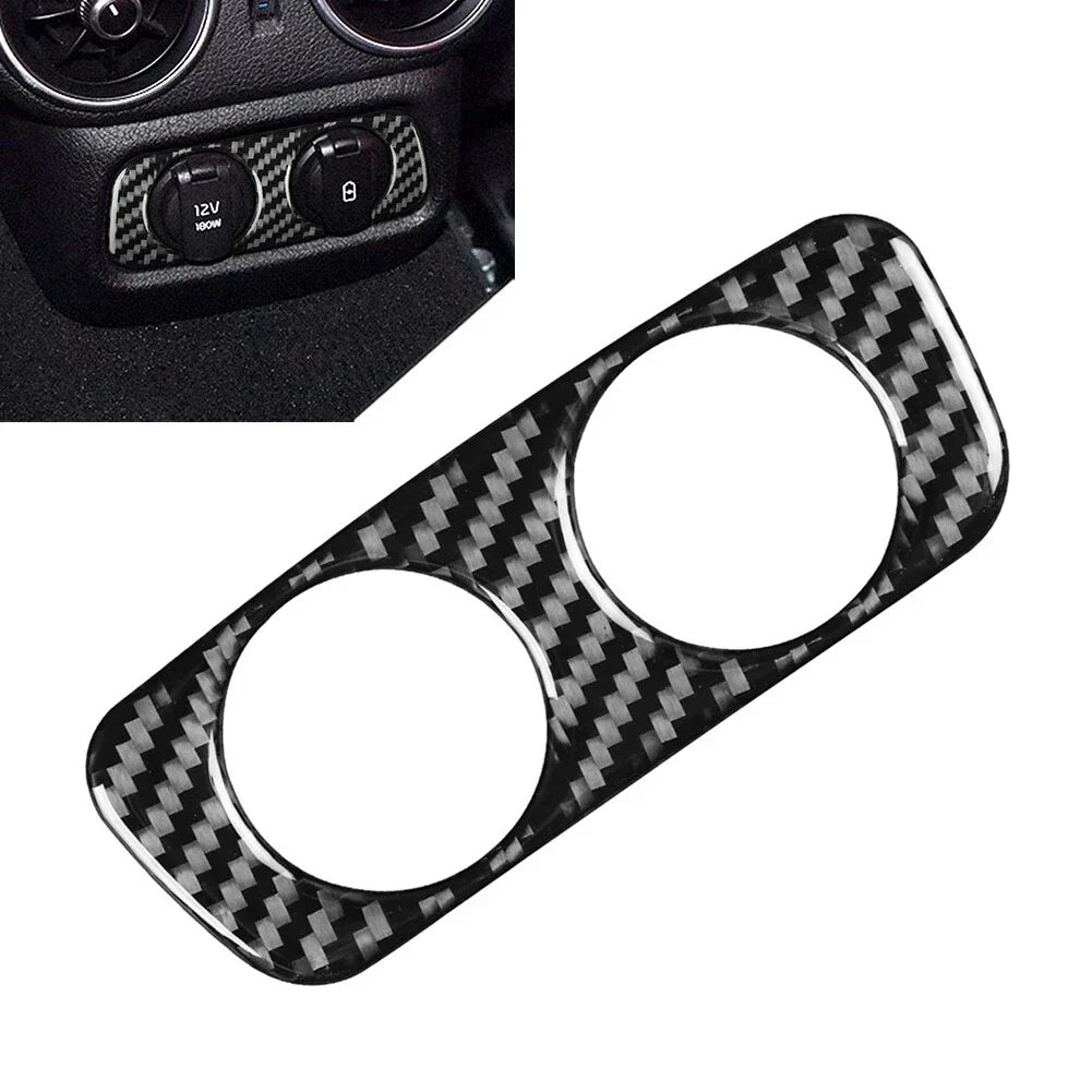 Rear Air Vent USB Cover Trim for Kia Stinger (2018-2023) Black