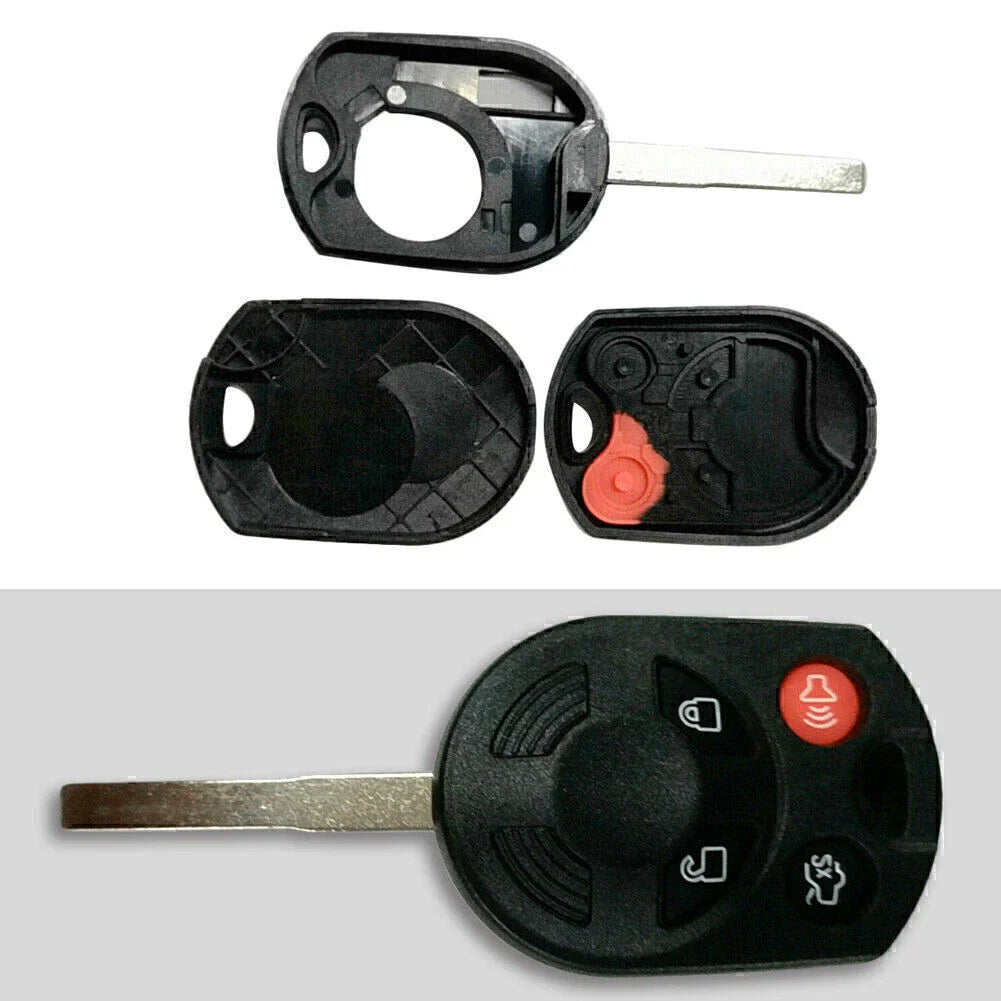4 Button Flip Key Shell Fob Case for Ford Explorer (2003-2012)