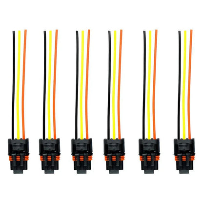 6Pcs Pulse Power Plug Pigtail Connector for Polaris Ranger XP 1000 (2017-2023)