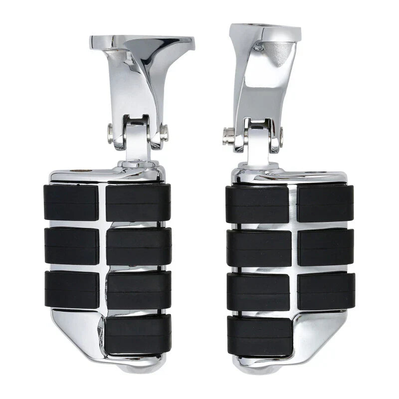 Chrome Rear Footpeg Pair for Harley Touring Street Glide (1993-2025)