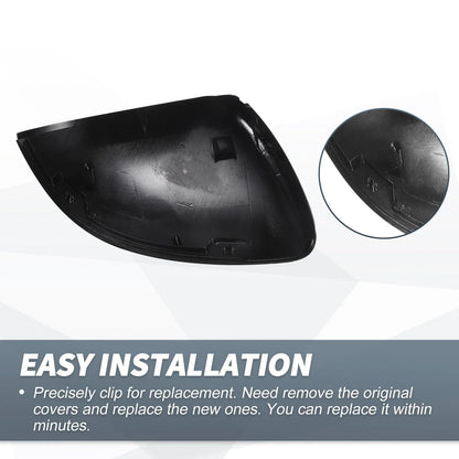 Rearview Mirror Cover Cap Gloss Black for Mercedes-Benz C S-Class (2022-2023)