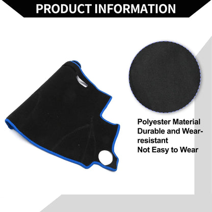 Dashboard Cover Mat for Honda Vezel RU1/2/3/4 RS (2013-2020) - Black Blue Set