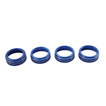 Blue AC Climate Control Knob Trim for Toyota Tacoma (2016-2023)