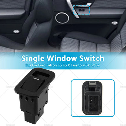 Single Window Switch with Light for Ford Territory SX SY SZ Falcon FG XR6 XR8 (2004-2016)