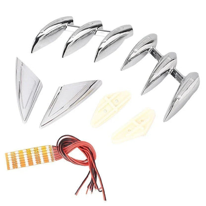 Fender Fork Tower Accents for Honda Goldwing GL1800 (2001-2011) Chrome Set