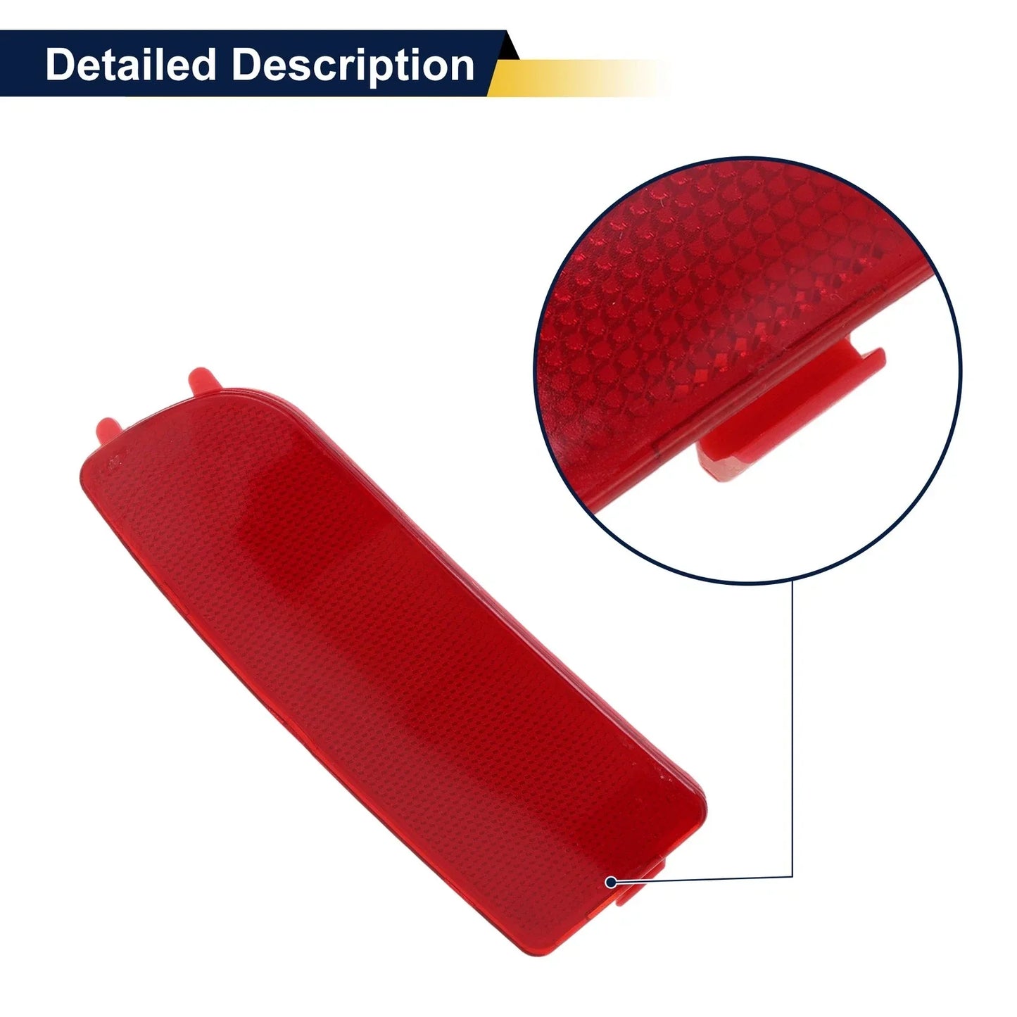 Rear Right Bumper Reflector for Mercedes-Benz Sprinter W906 (2006-2024) Red