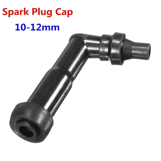 10-12mm Spark Cap Resistor Cover Black for Motorcycle