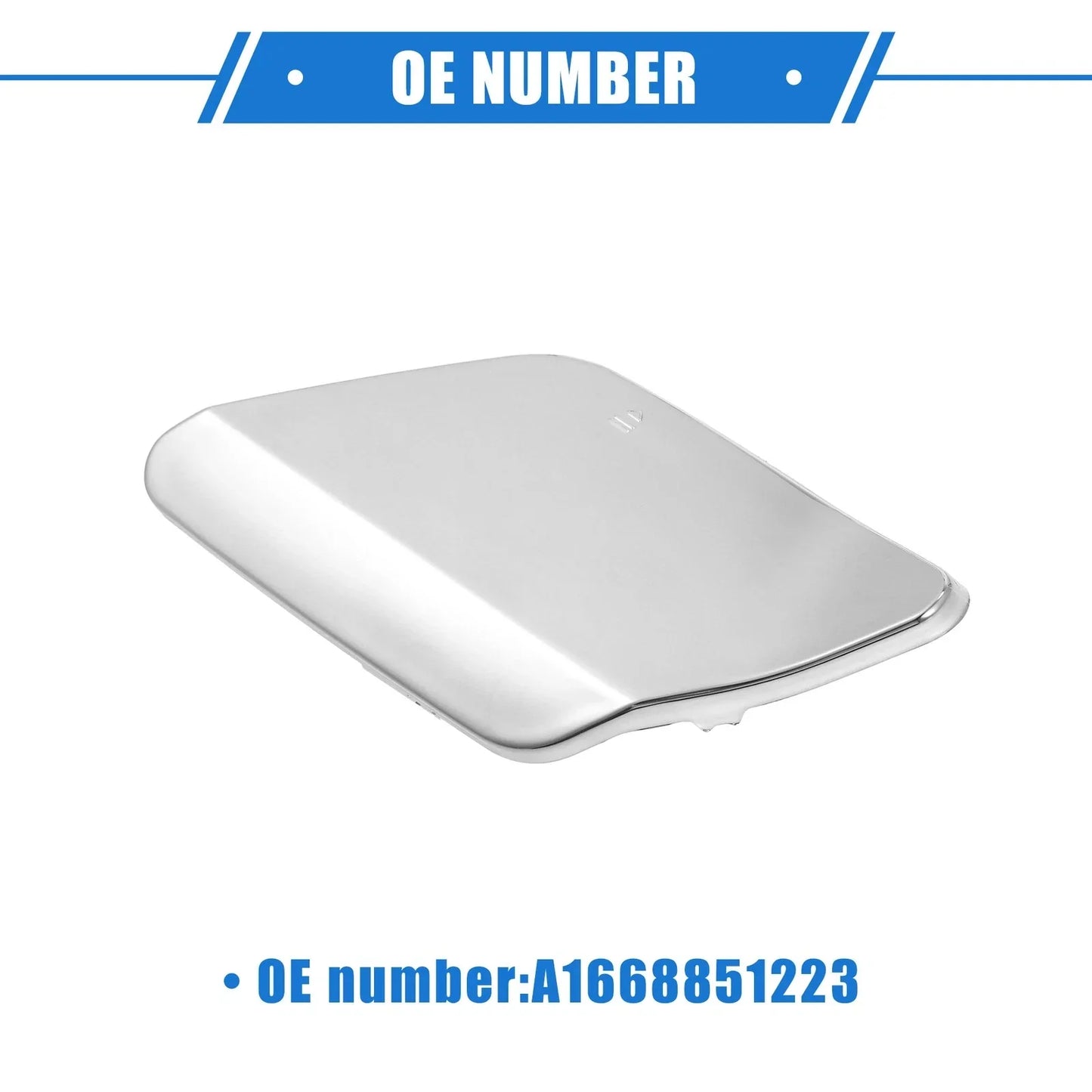 Front Bumper Tow Hook Eye Hole Cover for Mercedes-Benz S 430 (2000-2006)