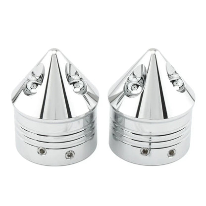 Front Wheel Axle Nut Cover Cap for Harley Touring Road Glide Dyna Softail