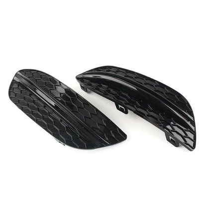 Fog Light Covers for Mercedes Benz C Class W205 C300 (2015-2018) Black