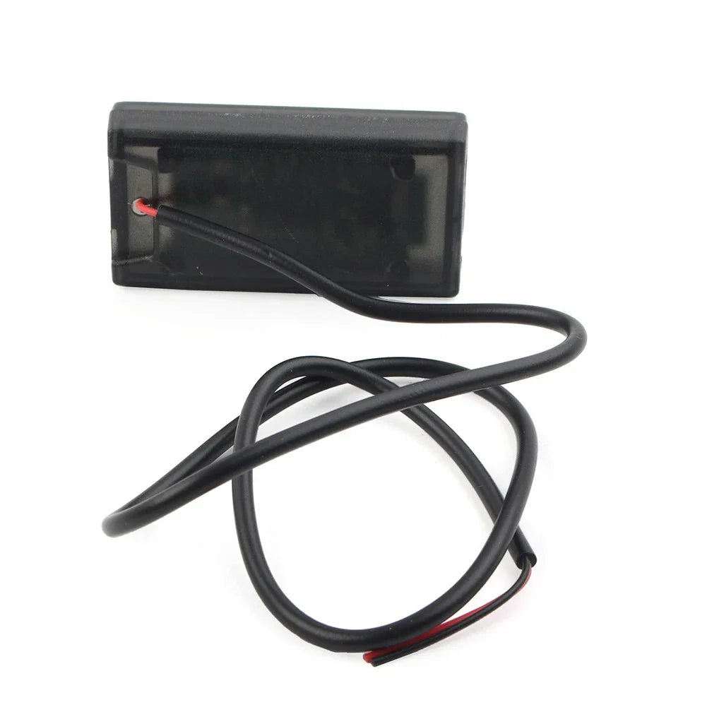 12V Digital LED Display Voltmeter Gauge for Motorcycle (No Year Specified)