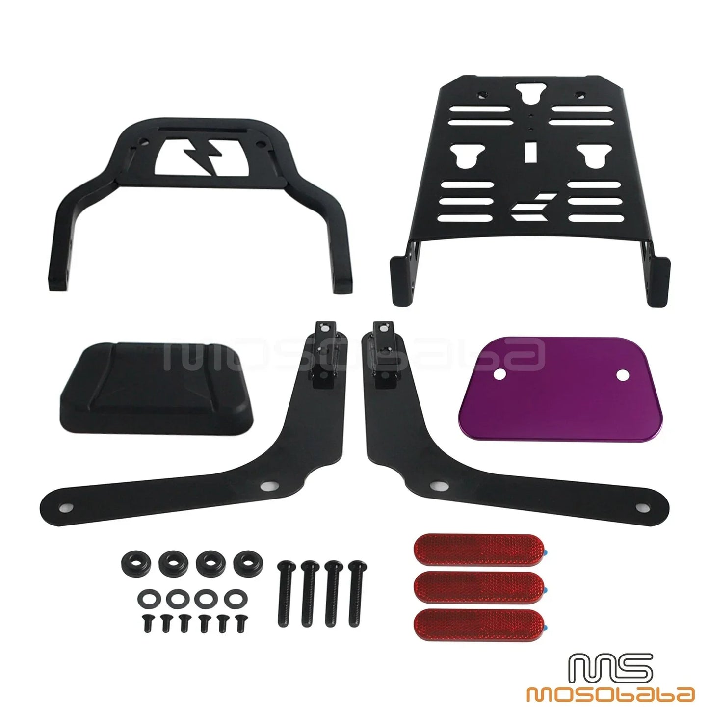 Passenger Backrests Luggage Rack Sissy Bar for Harley Heritage Classic (18-25)