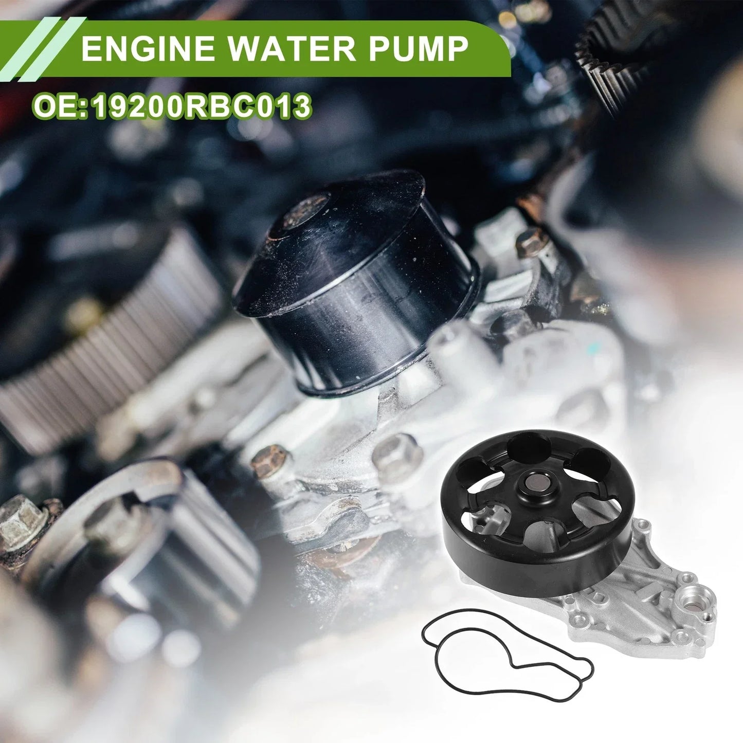 Engine Water Pump for Honda Accord (2003-2008) - Cooling System Replacement