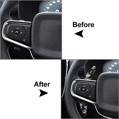ABS Steering Wheel Shifter Paddle Extensions for Volvo XC40 (2019-2023)