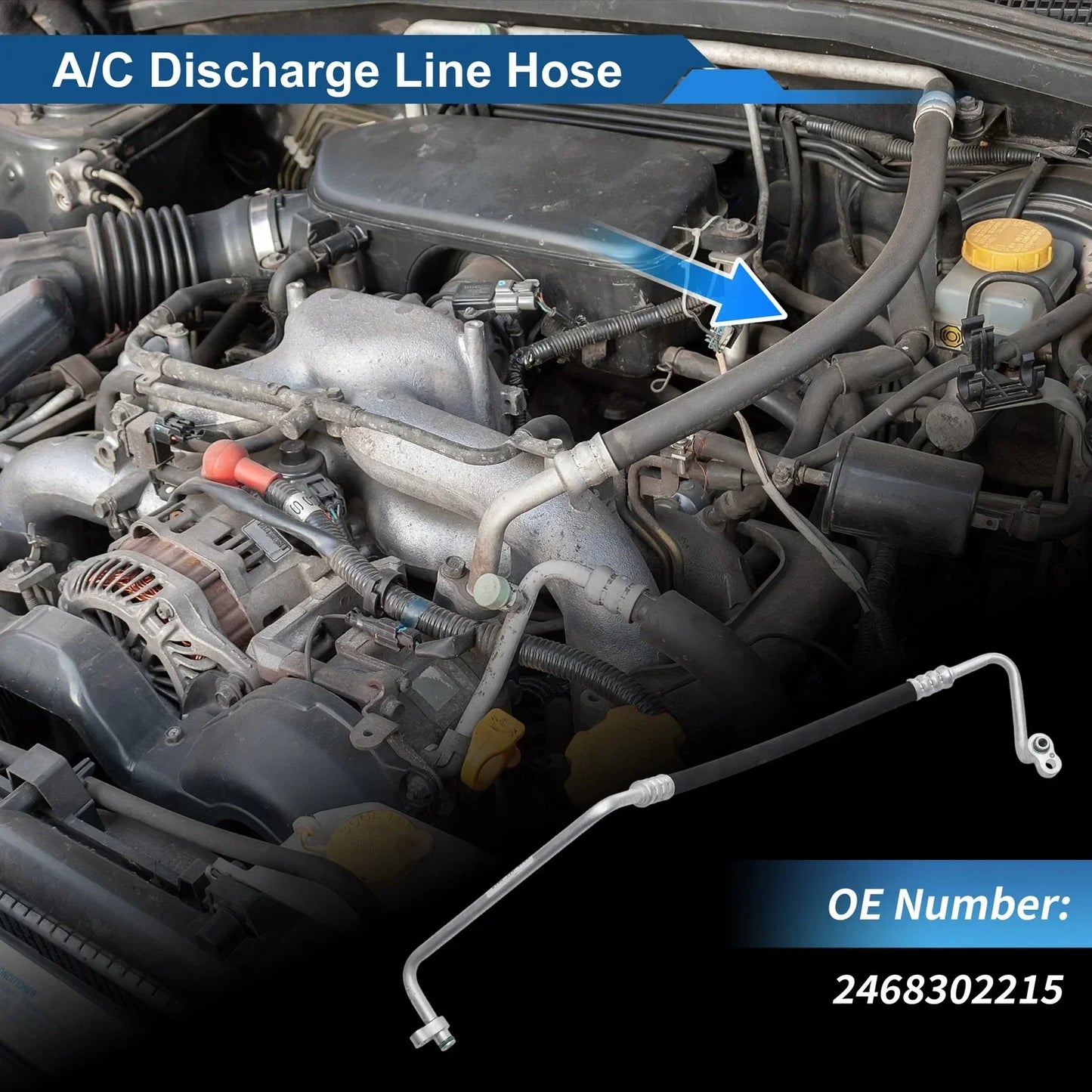 A/C Refrigerant Liquid Hose for Mercedes-Benz B-Class (2013-2019)