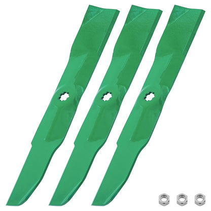 Deck Blade with Nut Replacement for John Deere 54 Inch Mower (190C 2010–2016)