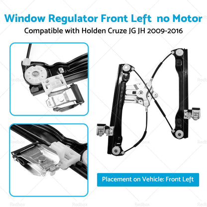 Front Left Window Regulator for Holden Cruze JG JH (2009-2016)