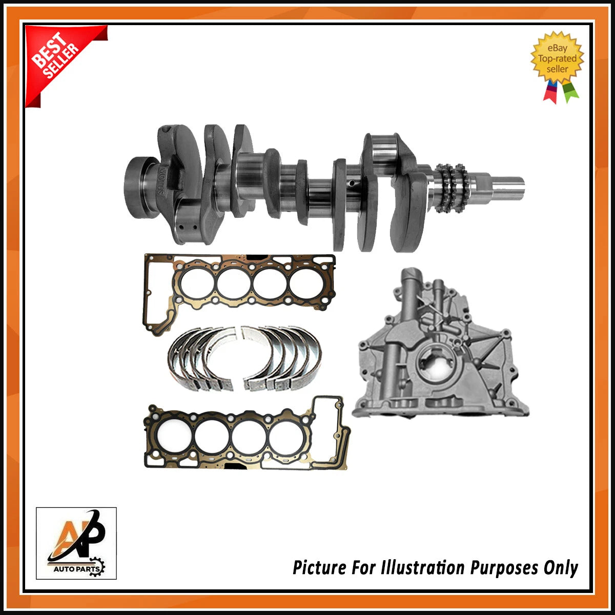 Head Gasket Crankshaft Rebuild Kit for Range Rover 4.4 TDV8 (2010–2012)