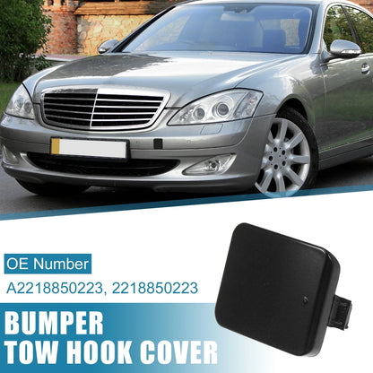 Front Bumper Tow Hook Cover for Mercedes-Benz W221 2007-2009 Gloss Black