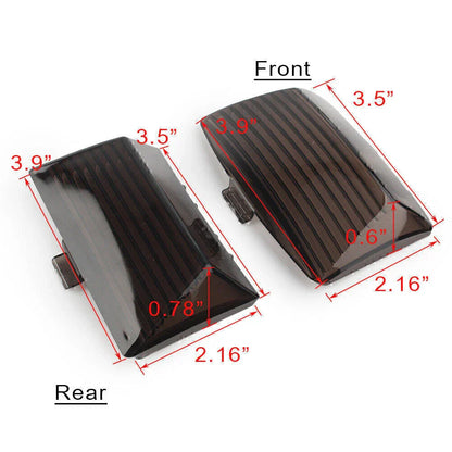 Fender Tips Mud Guard Light Lens for Harley Touring Ultra Classic (2009-2023)