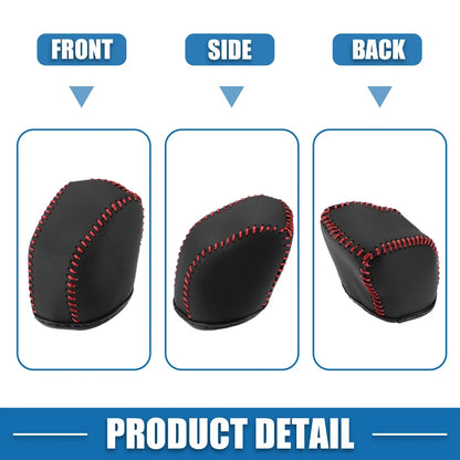 Gear Shift Lever Cover Trim for Lexus NX 250 (2022-2023) Black Red Stitches