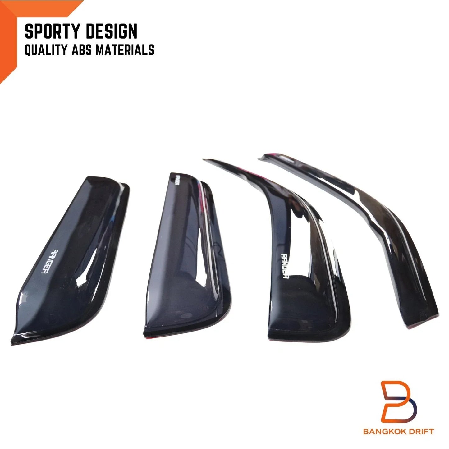 Weather Shield Window Visor Rain Guard for Ford Ranger (2006-2011)