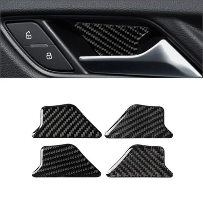 Carbon Fiber Inner Door Handle Bowl Cover Trim for Audi A3 S3 RS3 (2013-2020)