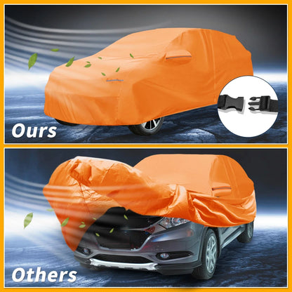 Waterproof All Weather Car Cover for Honda HR-V (2016-2023) - Orange Cotton