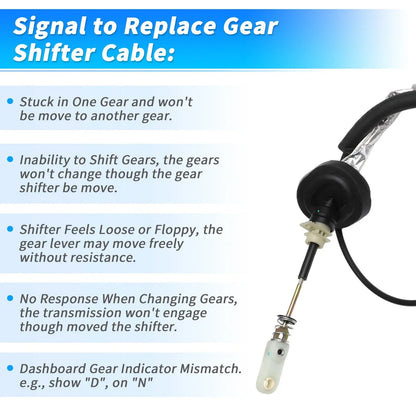 Auto Trans Gear Shift Cable for Dodge Dart 2013-2016 6-Speed A/T