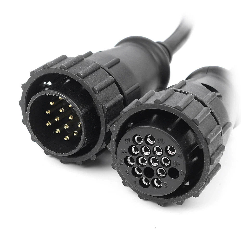 8PCS OBD2 Pro Car Diagnostic Tool Adapter Connectors for Trucks