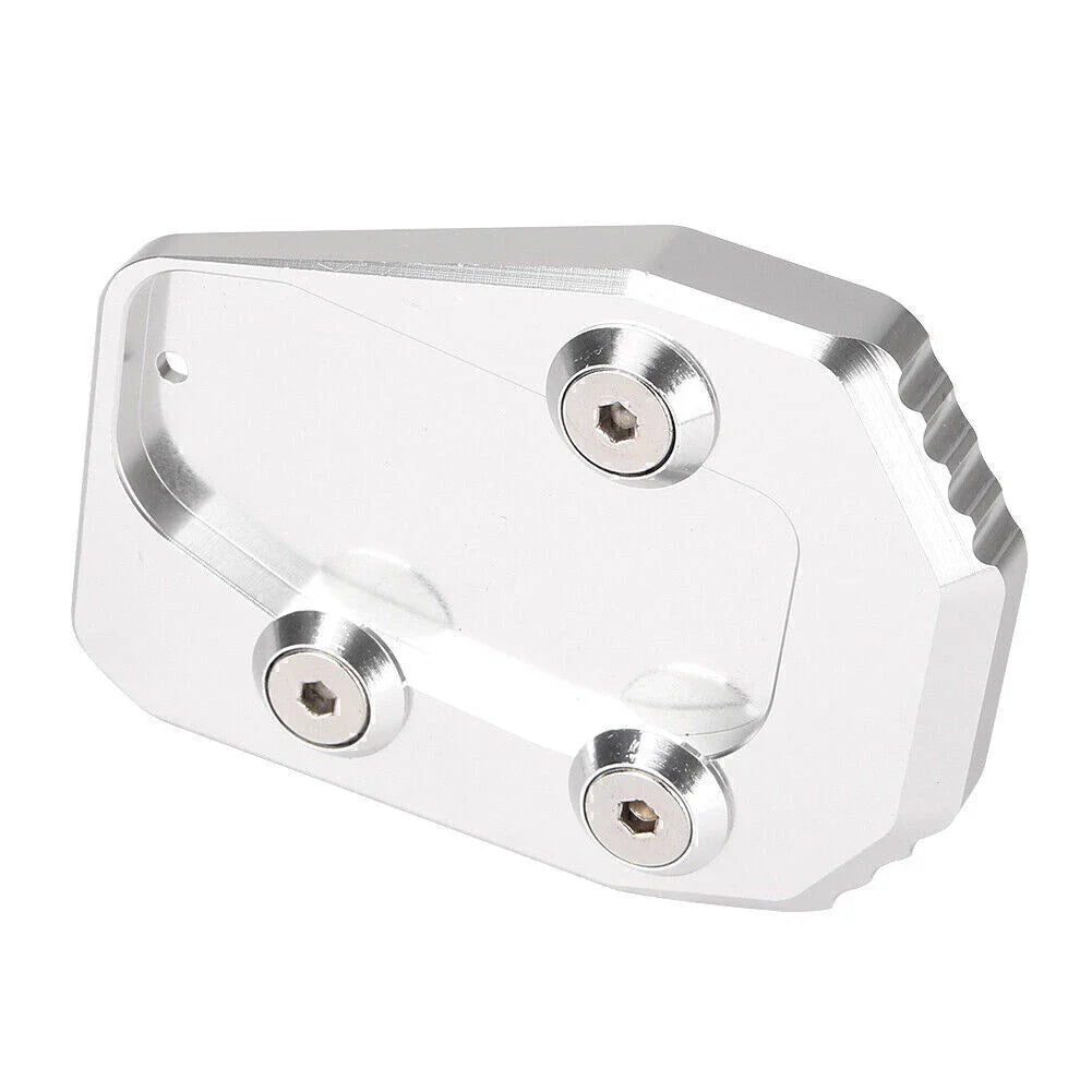 Kickstand Side Stand Extension Pad for Yamaha MT09 (2013-2016) Silver