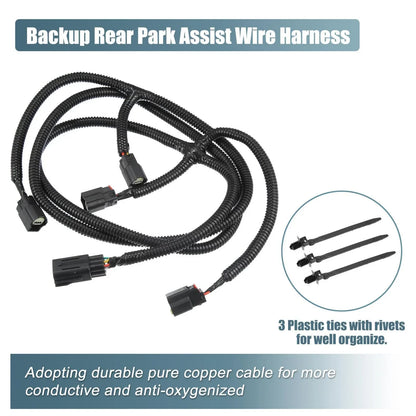 Rear Park Assist Wiring Harness for Dodge RAM 1500 2500 3500 (2013-2023)