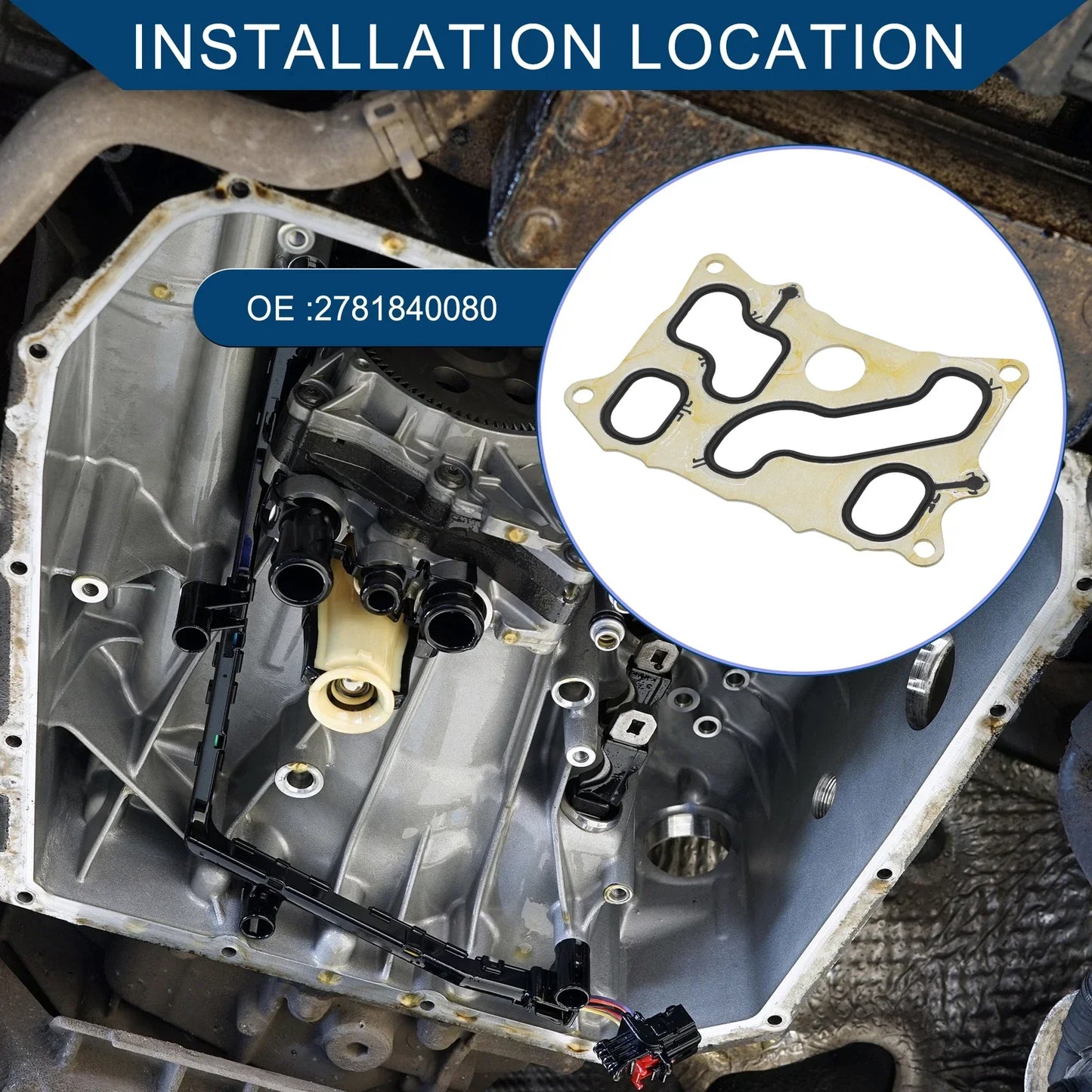 Engine Oil Filter Housing Gasket for Mercedes-Benz GLE63 AMG (2016-2023)