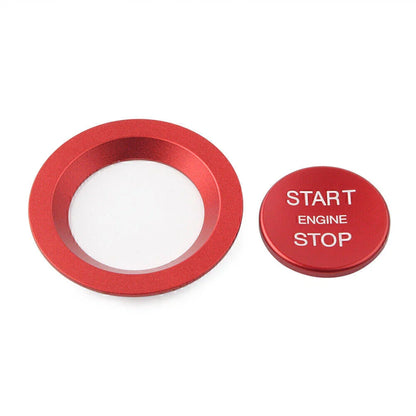 Keyless Engine Push Start Button w/ Ring Cover for Land Rover & Jaguar