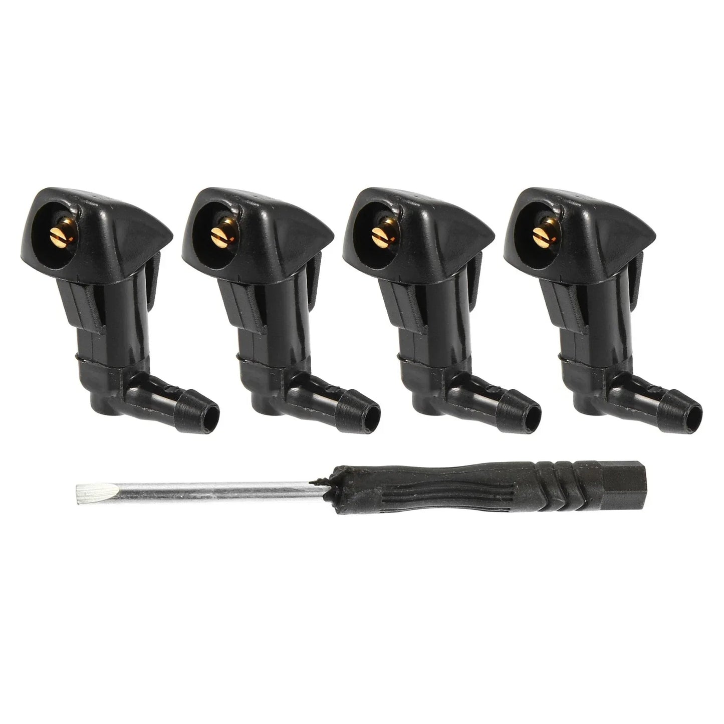 4 x Windshield Washer Nozzle Kit for Honda Civic, Odyssey, Accord (2001-2023)