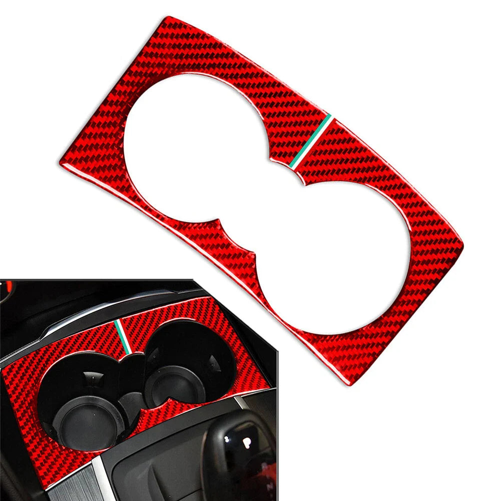 Water Cup Holder Cover Trim for Alfa Romeo Giulia (2017-2019)