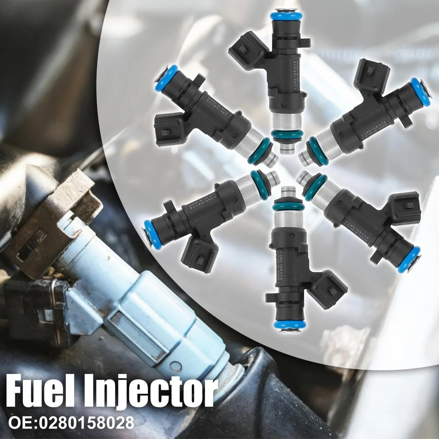 6 x Fuel Injectors for Dodge Magnum, Chrysler Sebring 2.7L, 3.5L (2005-2010)