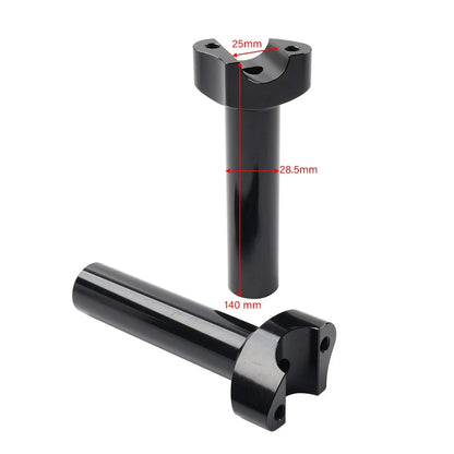 5.5" Straight Handlebar Risers for Harley Touring Dyna Street Bob (2006-2023)